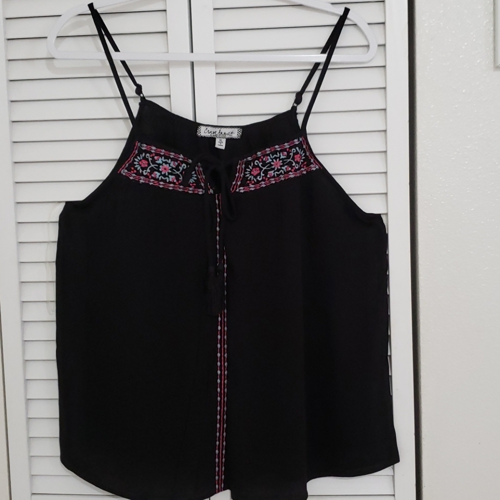 BN BLK CRAVEFAME SLEEVELESS TOP XL